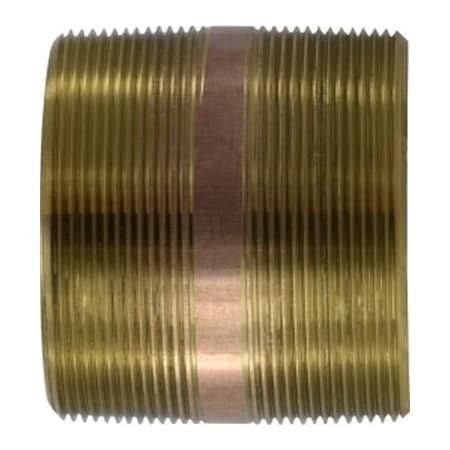 4 X 6 RED BRASS NIPPLE